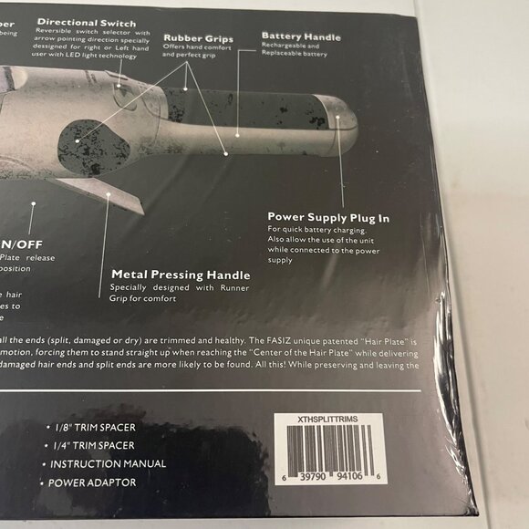 Fasiz Cordless Split End Hair Trimmer, Silver - Picture 12 of 12